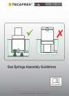 GAS SPRING ASSEMBLY GUIDELINES