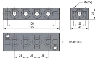 BDF 14 DISTRIBUTION BLOCK