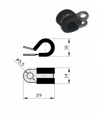 FLANGE FOR HOSE FIXTURE BMP