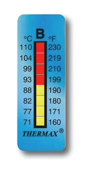 TP-104 Temperature sticker