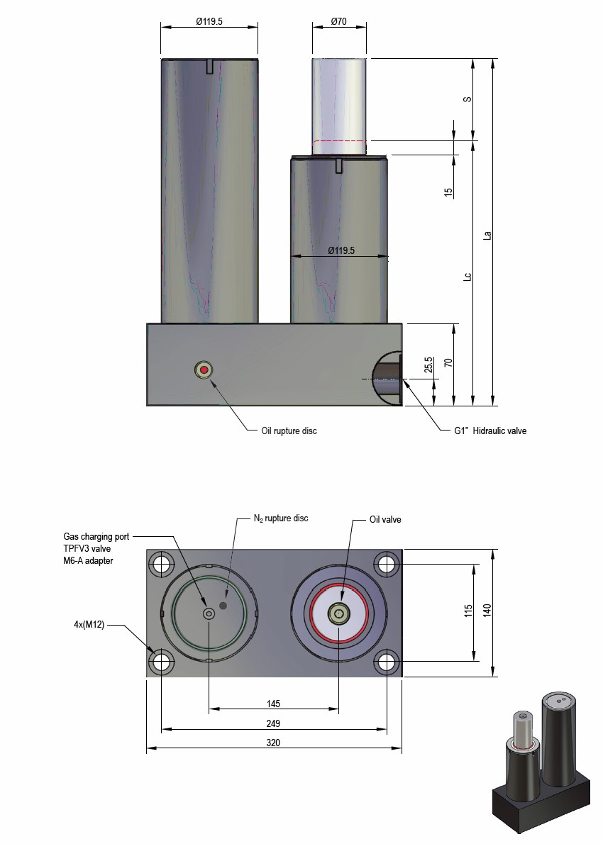 TPCH 12000 Drive unit